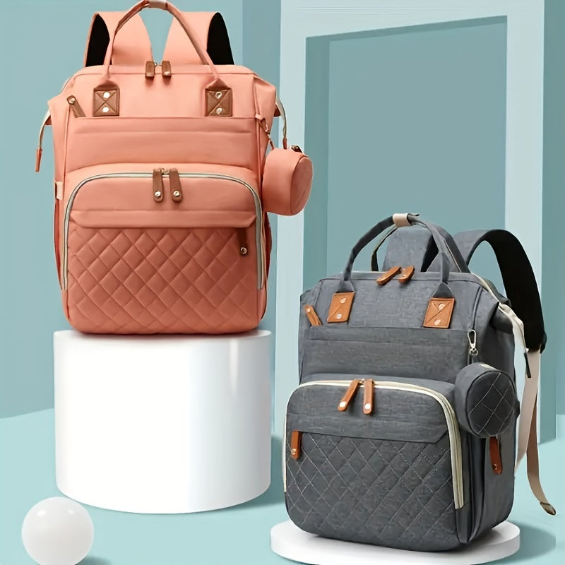 Large Capacity Mommy Bag - Multi Functional Portable Mom Storage Backpack Milk Bottle Diaper Multi Compartment Maternal Bag -  For Moms - Suitable for Everyday Use, Travel, Shopping - Perfect Gift for Christmas, Halloween, Th