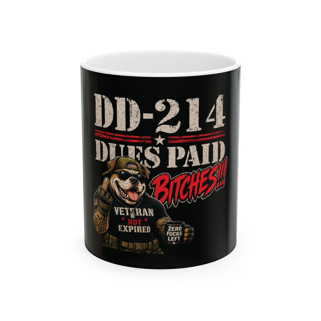 DD-214 Veteran Ceramic Mug, (11oz, 15oz)