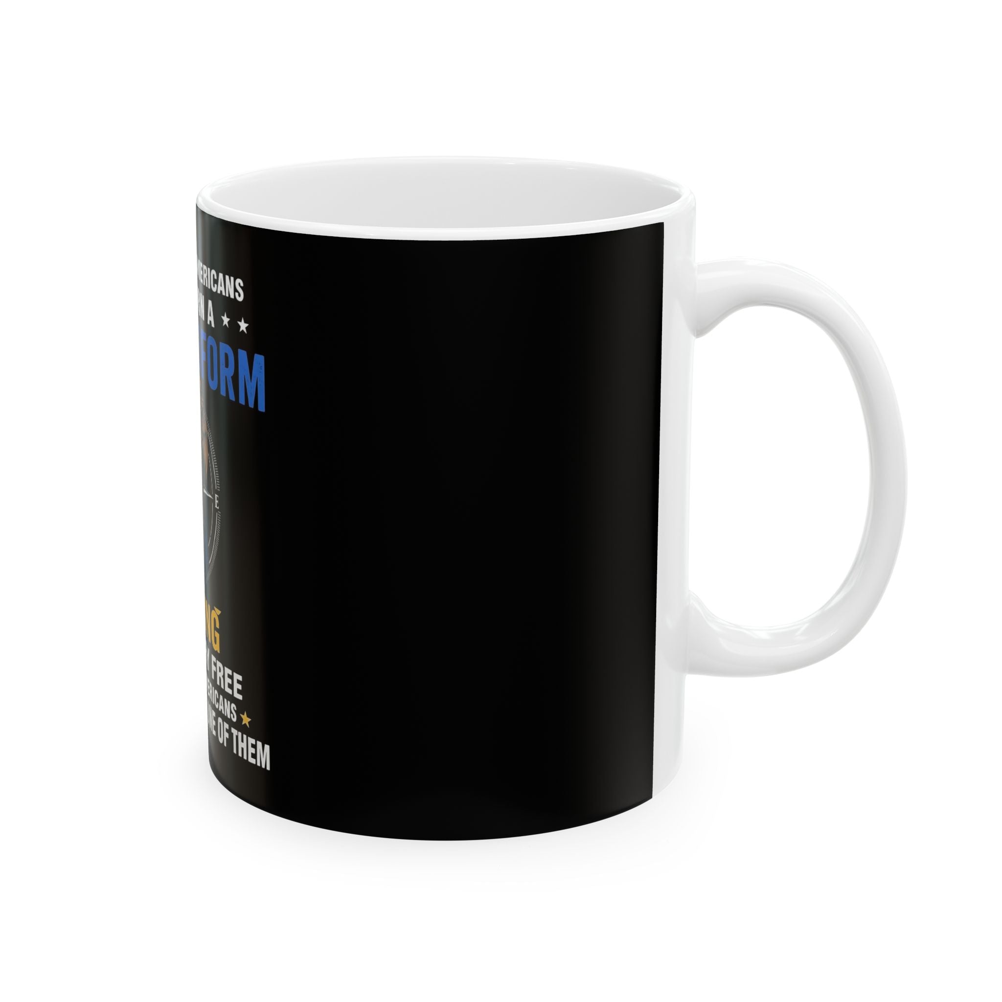 Navy Ceramic Mug, (11oz, 15oz)