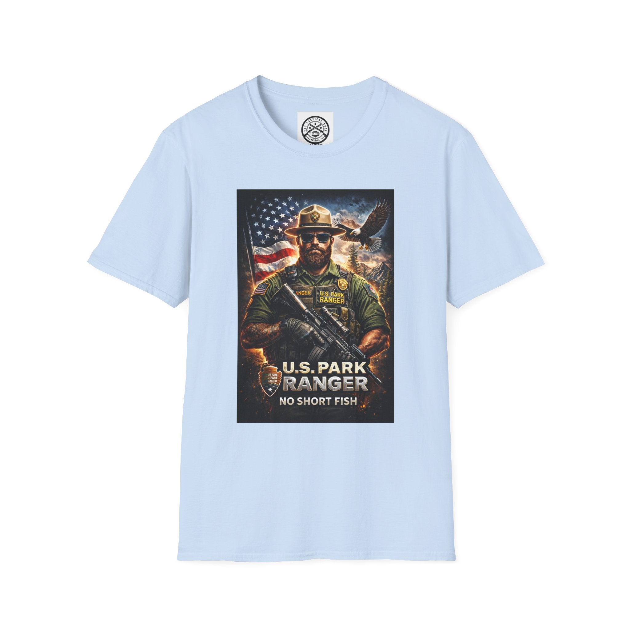 U.S. Park Ranger Short Fish Unisex Softstyle T-Shirt