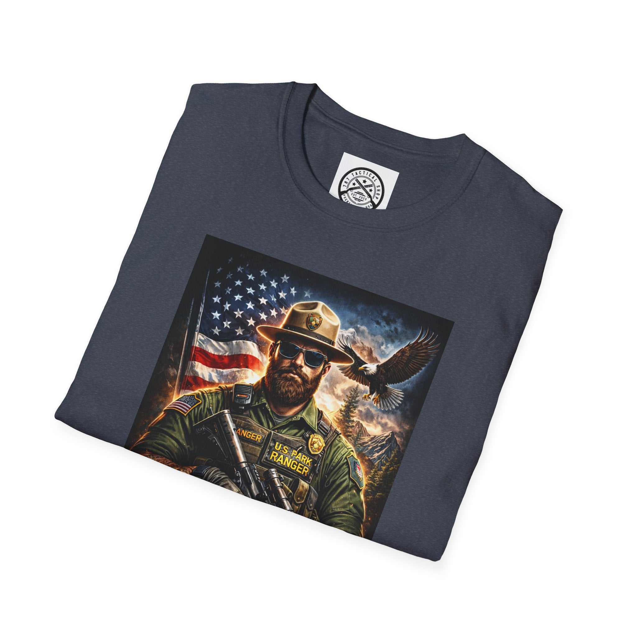 U.S. Park Ranger Short Fish Unisex Softstyle T-Shirt