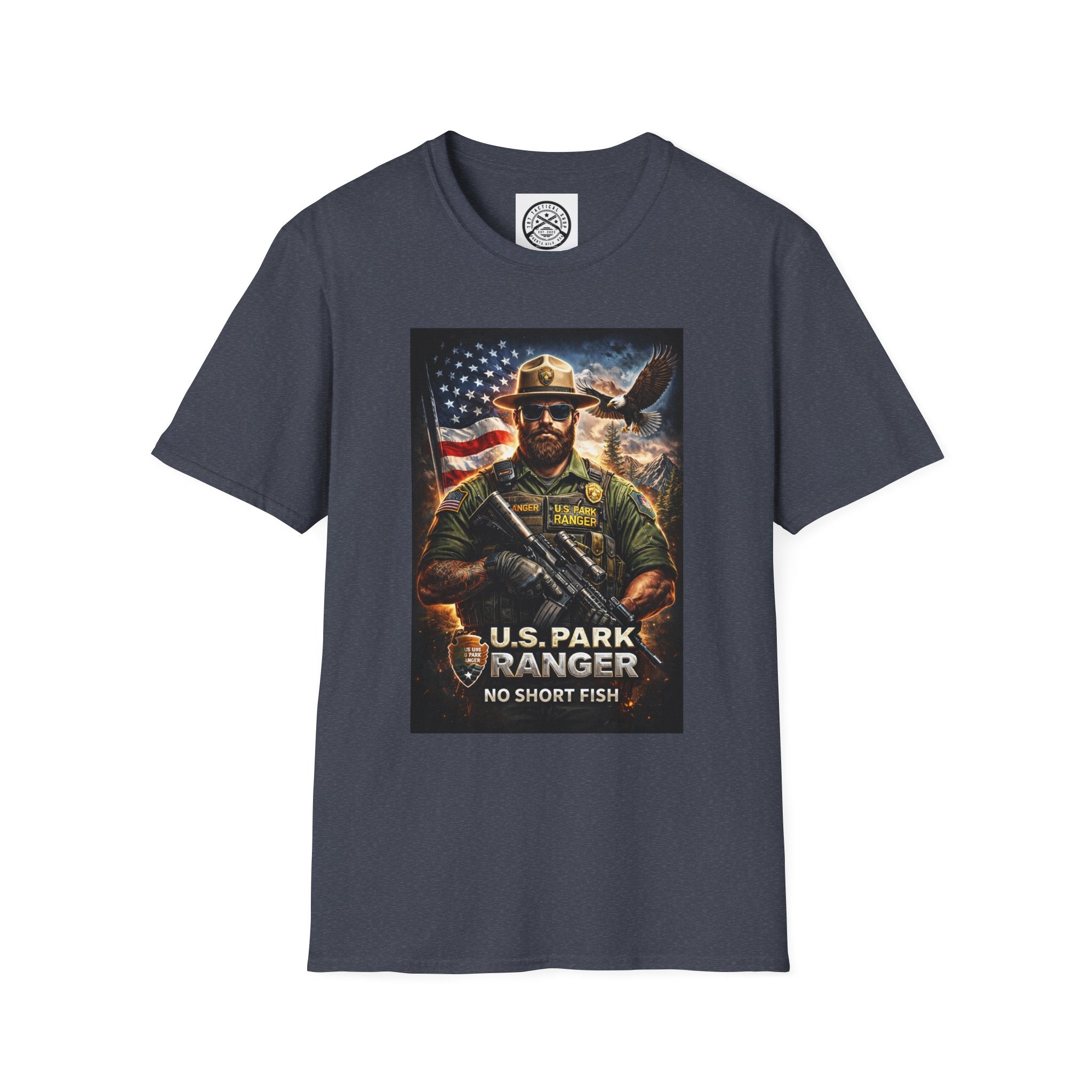 U.S. Park Ranger Short Fish Unisex Softstyle T-Shirt