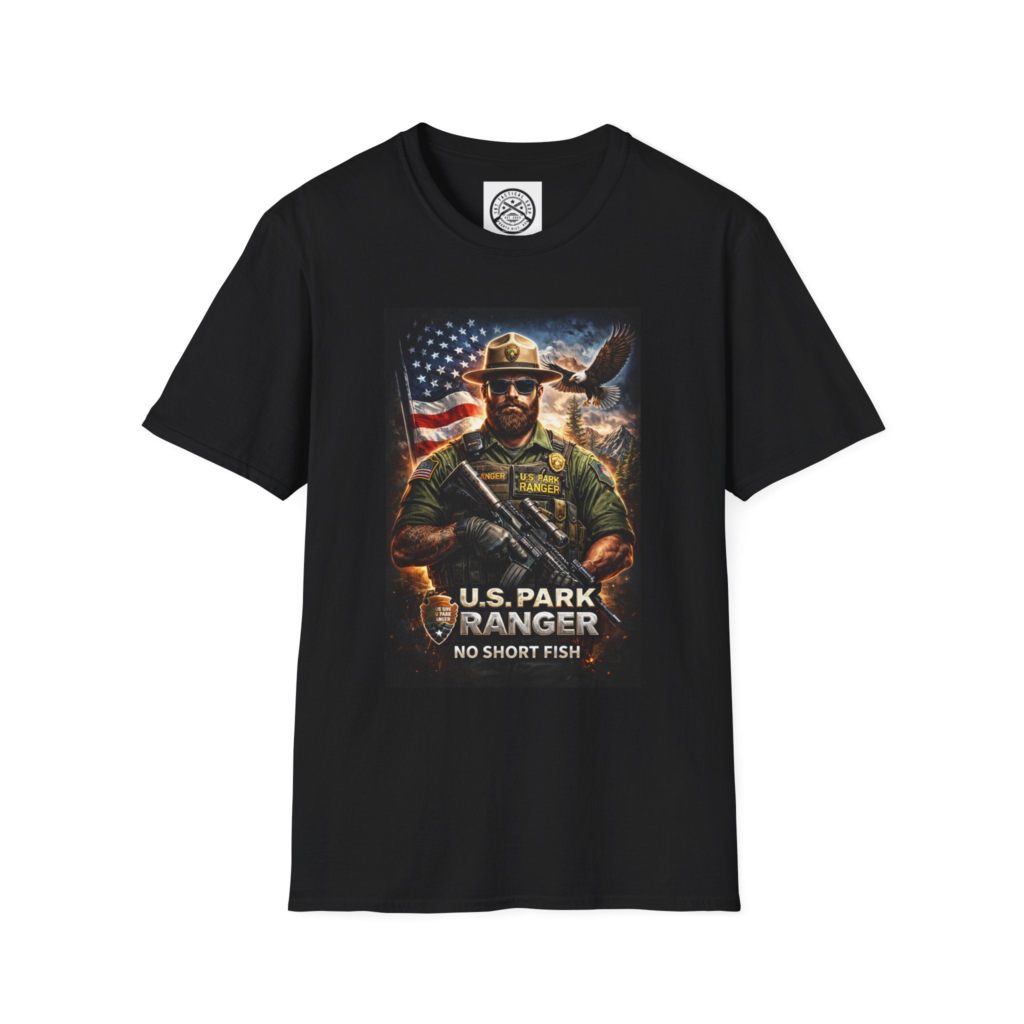 U.S. Park Ranger Short Fish Unisex Softstyle T-Shirt