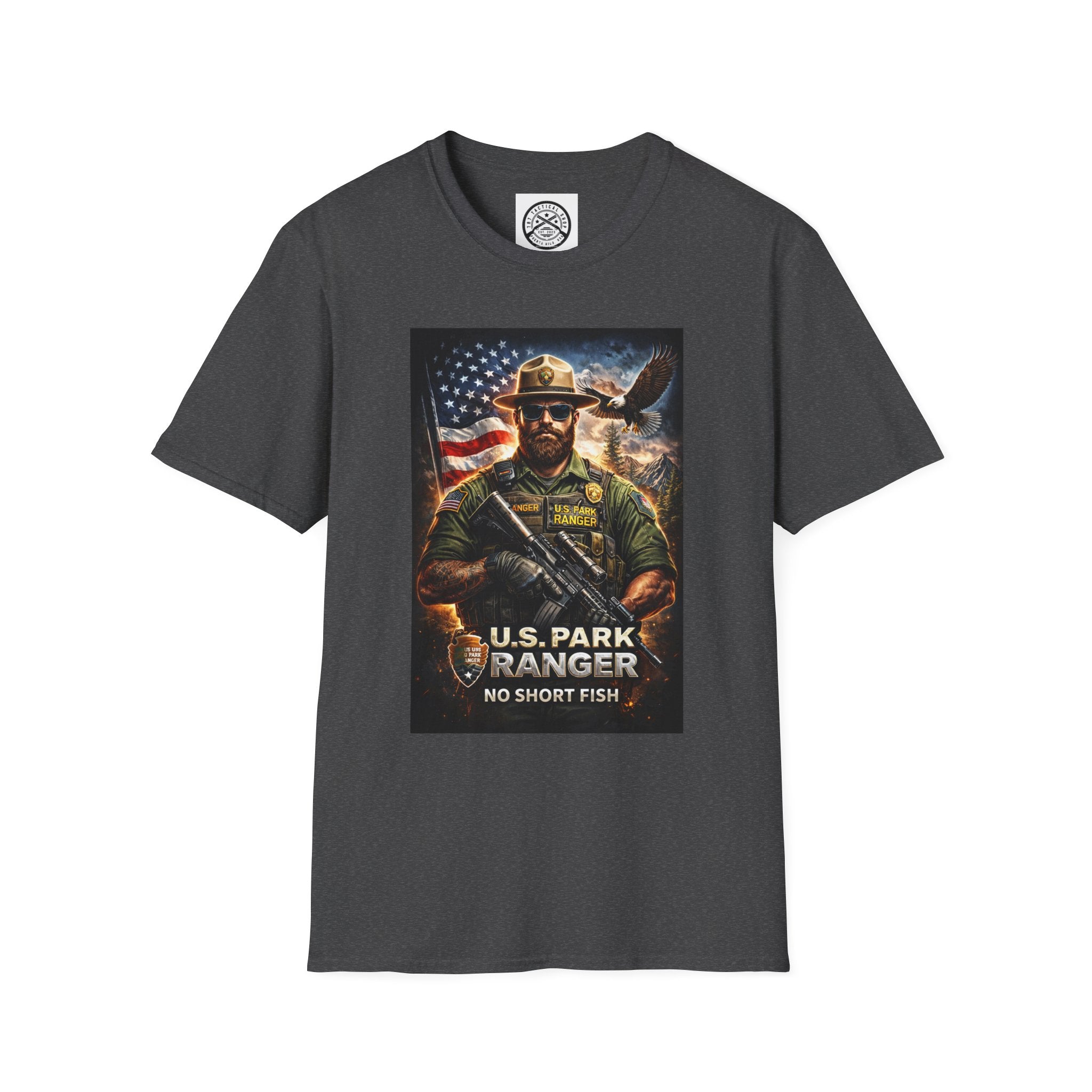 U.S. Park Ranger Short Fish Unisex Softstyle T-Shirt