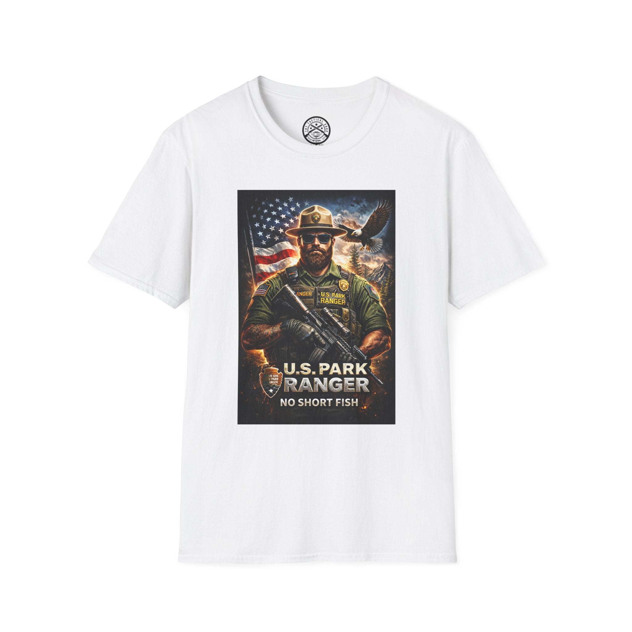 U.S. Park Ranger Short Fish Unisex Softstyle T-Shirt