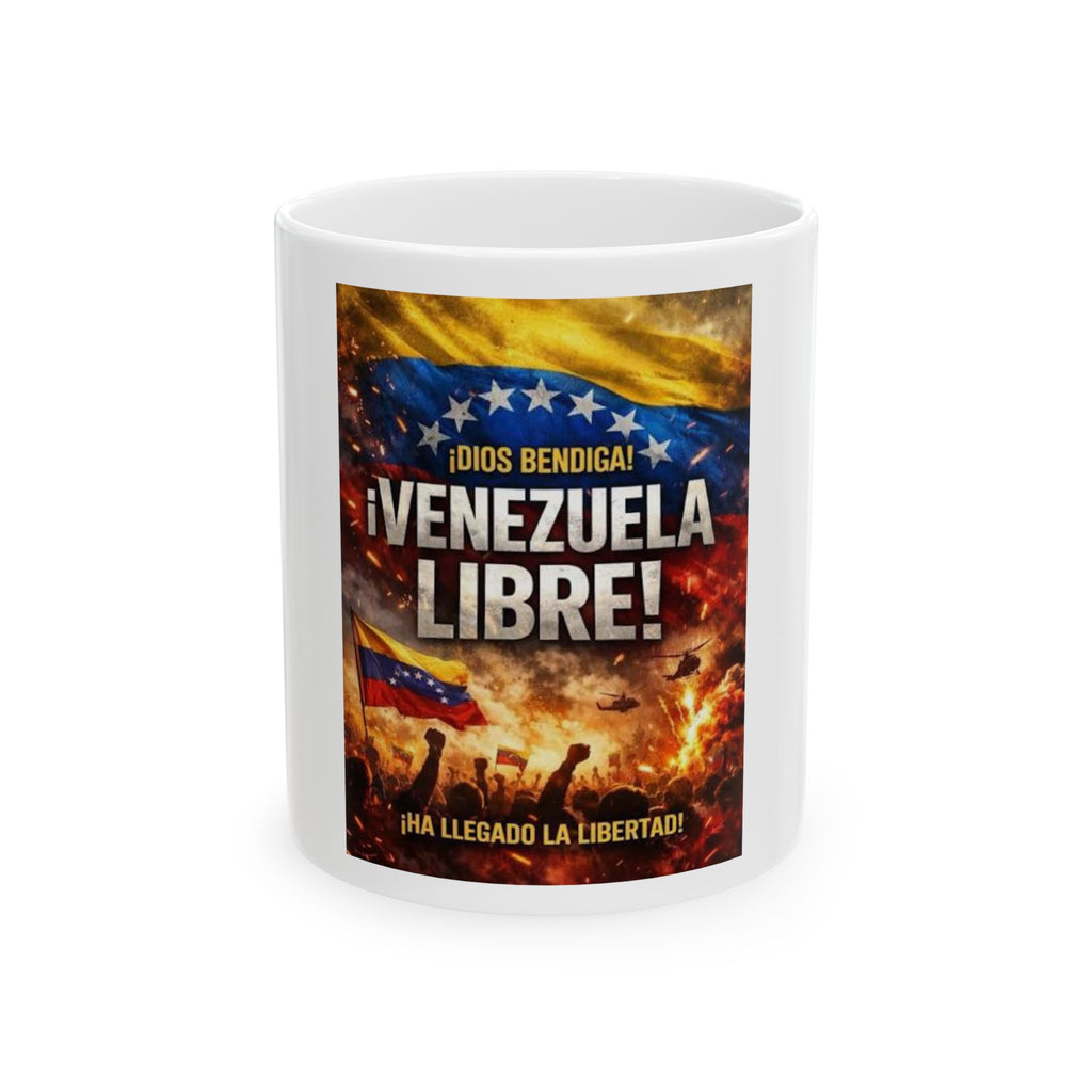 Venezuela Libre Ceramic Mug, (11oz, 15oz)