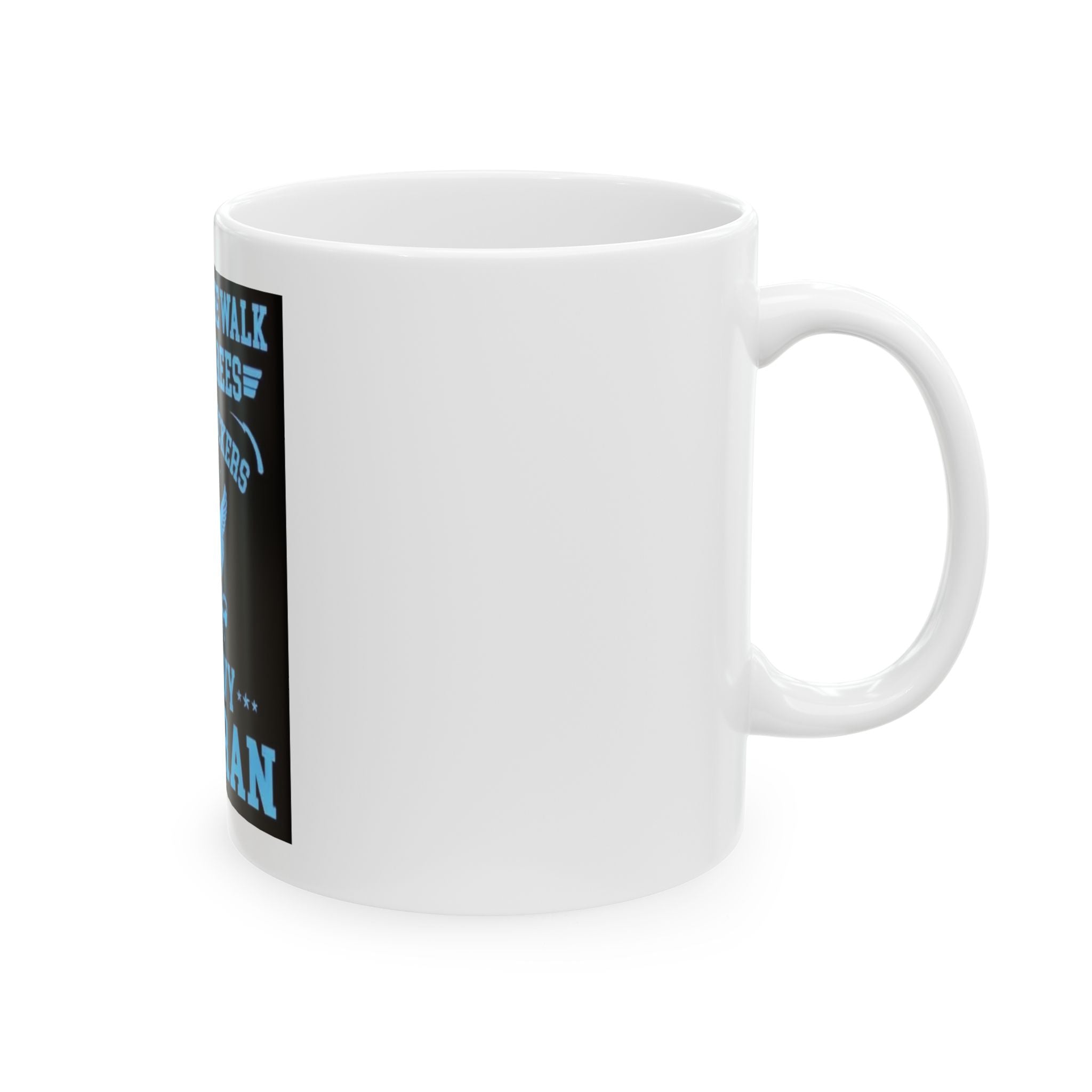 Dungarees and Boondockers Ceramic Mug — 11oz & 15oz Vintage Workwear Quote