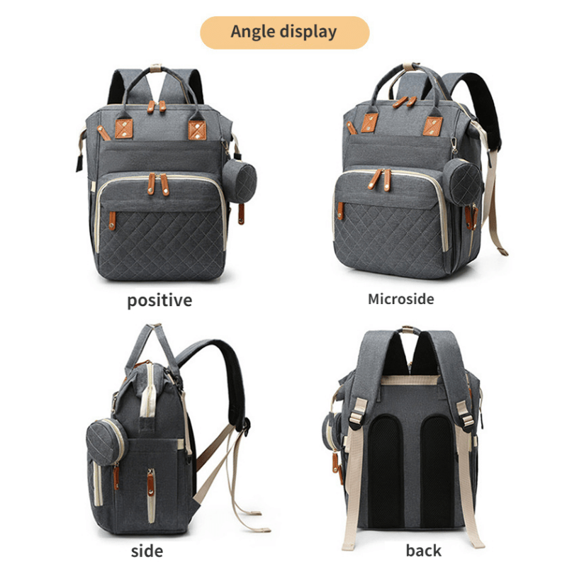 Large Capacity Mommy Bag - Multi Functional Portable Mom Storage Backpack Milk Bottle Diaper Multi Compartment Maternal Bag -  For Moms - Suitable for Everyday Use, Travel, Shopping - Perfect Gift for Christmas, Halloween, Th