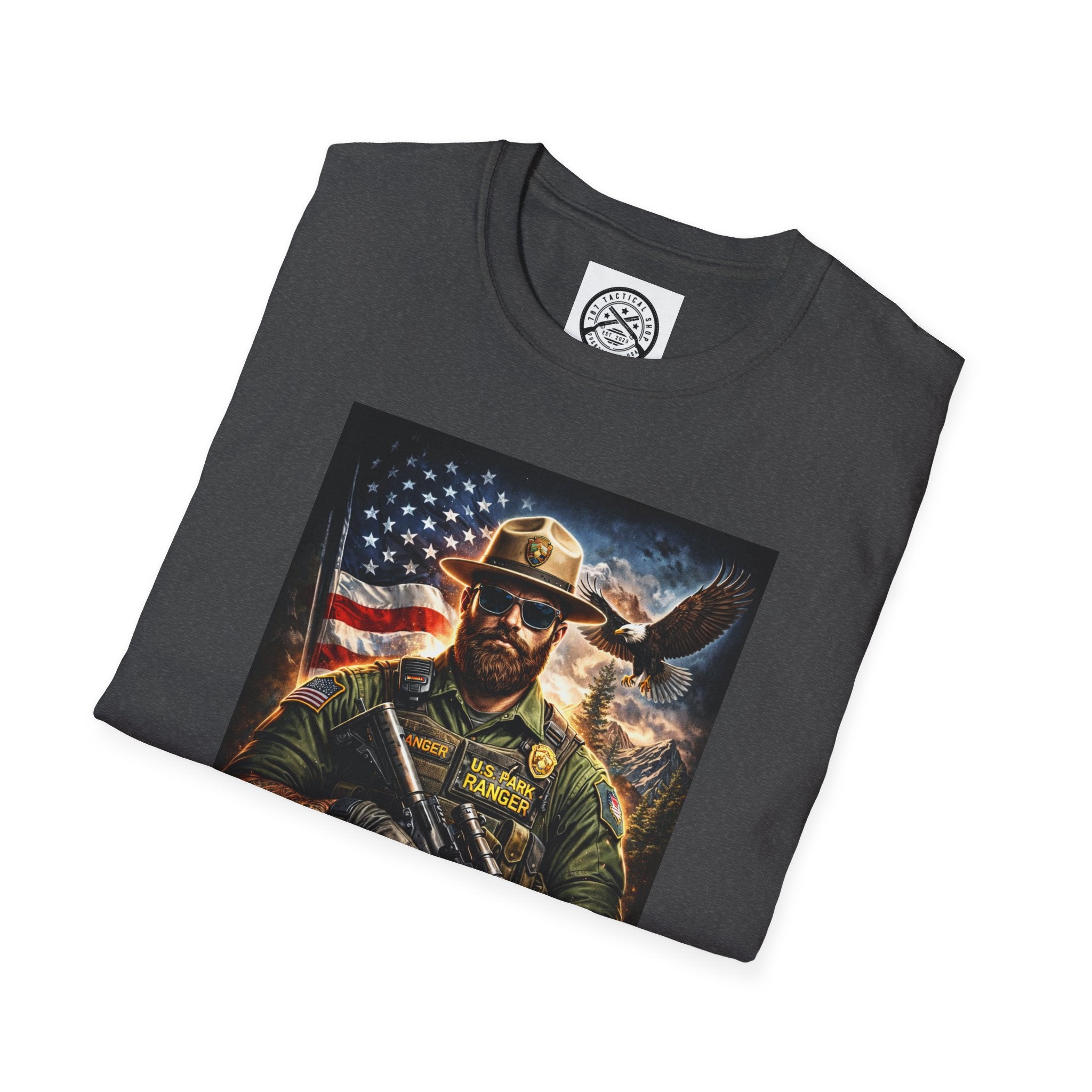 U.S. Park Ranger Short Fish Unisex Softstyle T-Shirt