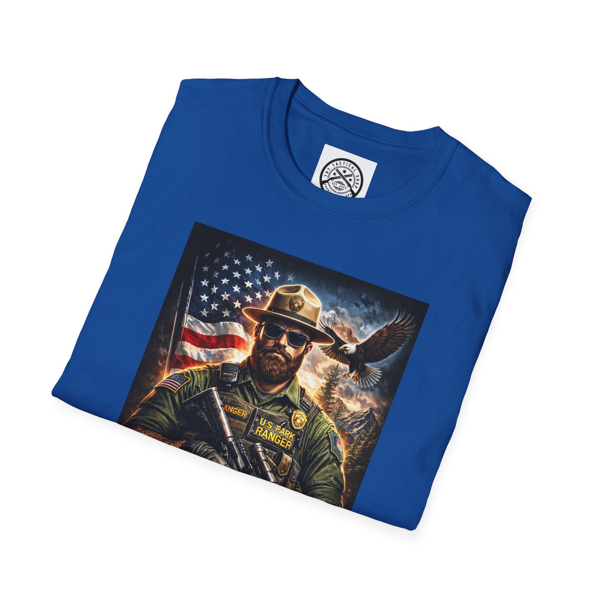 U.S. Park Ranger Short Fish Unisex Softstyle T-Shirt