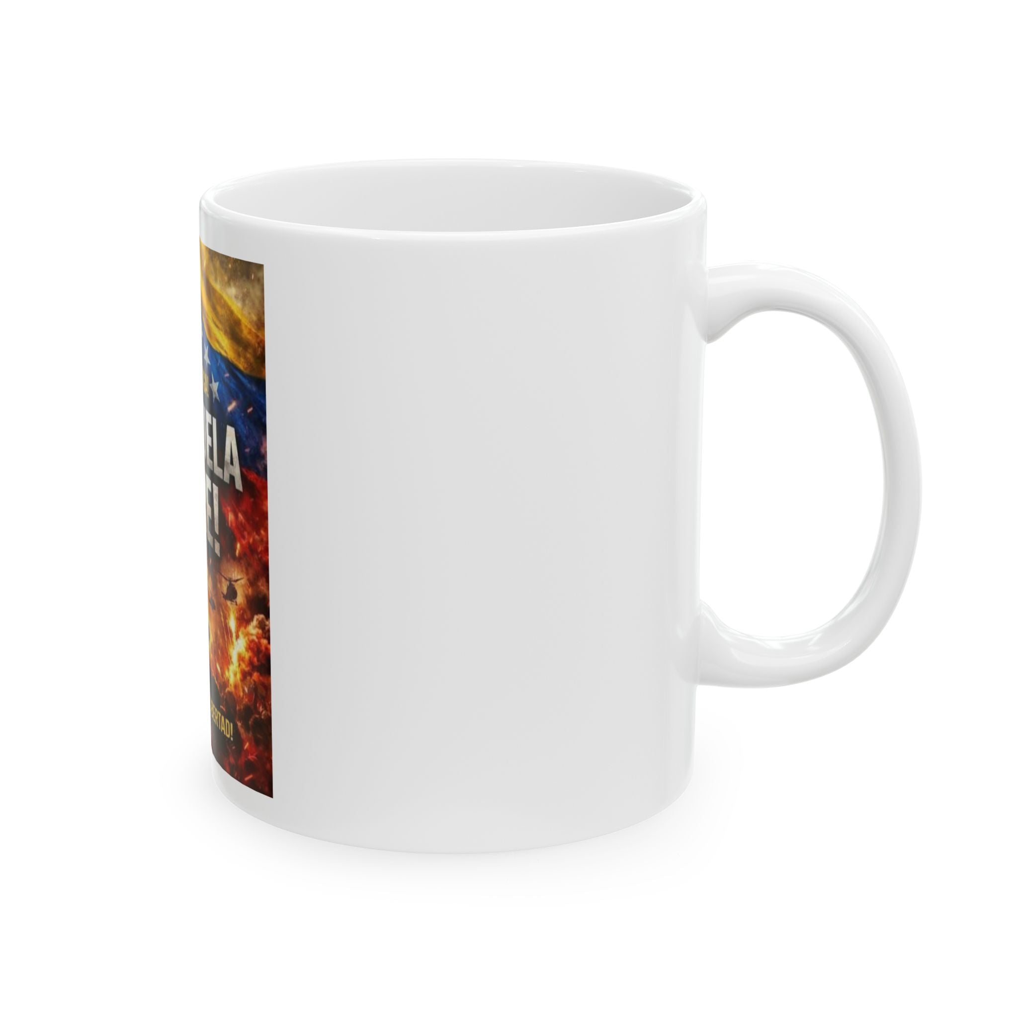 Venezuela Libre Ceramic Mug, (11oz, 15oz)