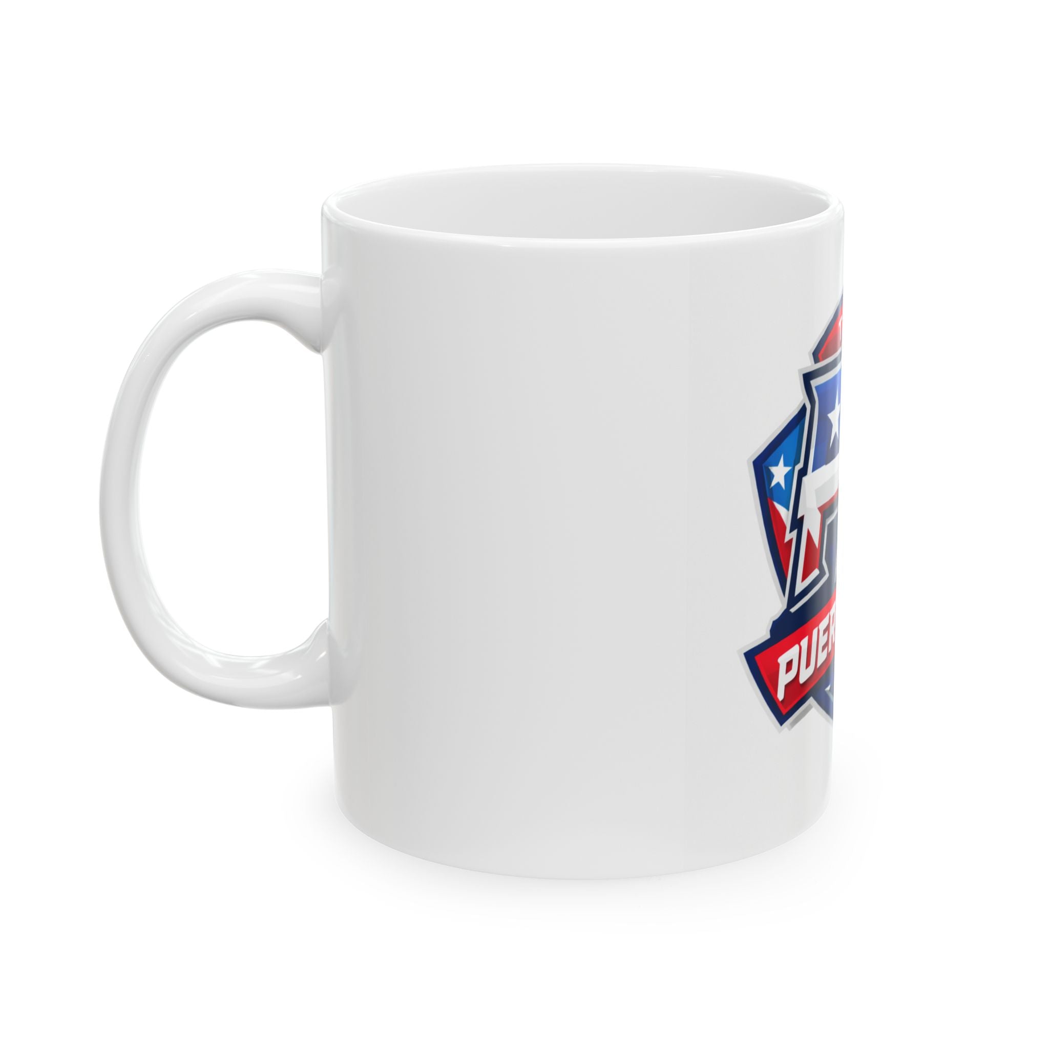 Puerto Rico Logo Ceramic Mug, (11oz, 15oz)