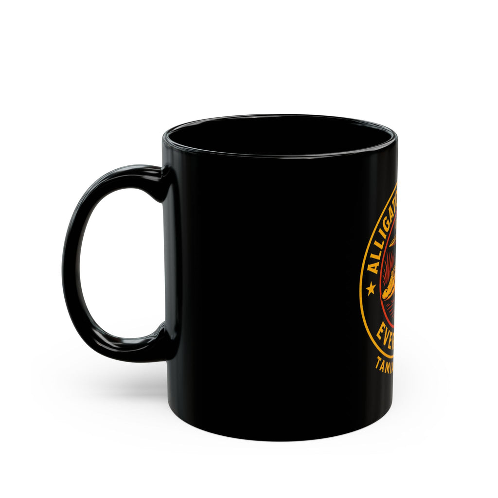 Alligator Alcatraz Mug — Special Edition Black Ceramic (11oz & 15oz)