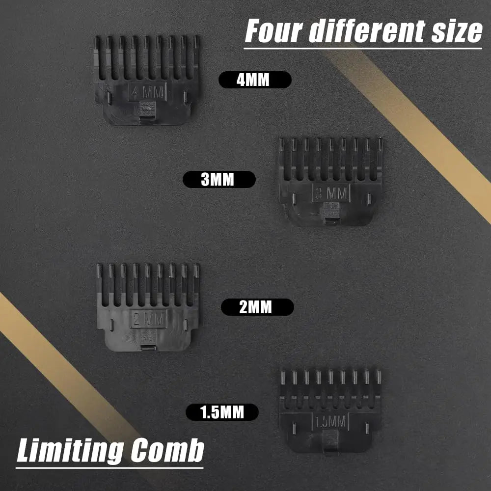 OHS Electric Hair Clipper Professional USB Cordless Clipper Professional Beard Trimmer Haircut Grooming Kit Hair Cutting Machine