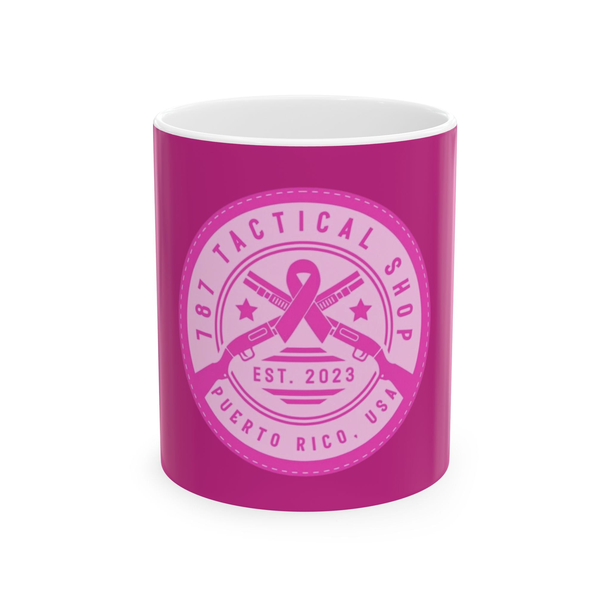 Pink Support Ceramic Mug, (11oz, 15oz)