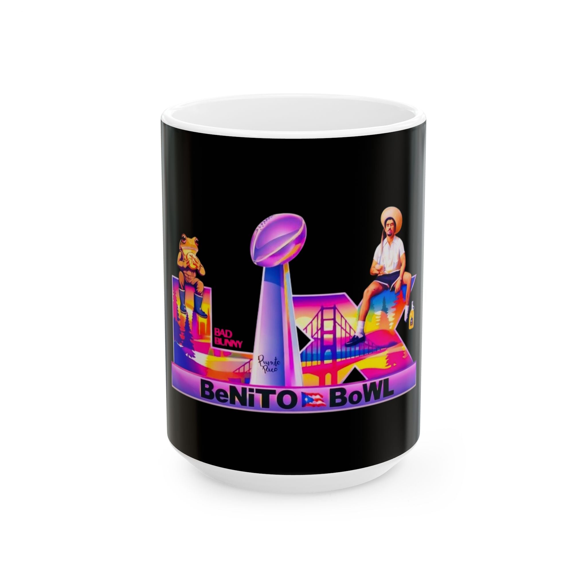 BENITO BOWL Ceramic Mug, (11oz, 15oz)