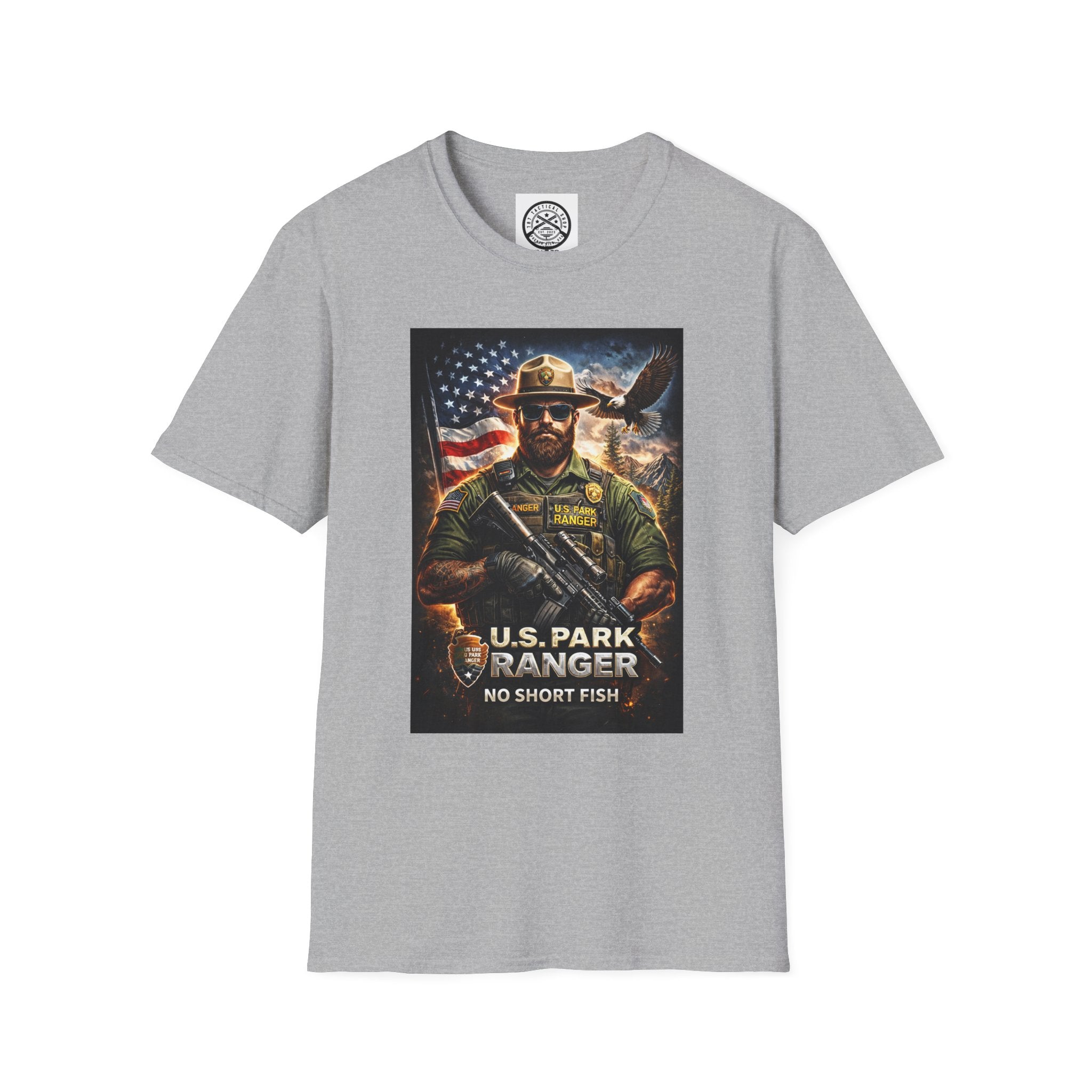 U.S. Park Ranger Short Fish Unisex Softstyle T-Shirt