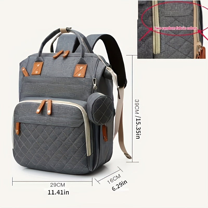Large Capacity Mommy Bag - Multi Functional Portable Mom Storage Backpack Milk Bottle Diaper Multi Compartment Maternal Bag -  For Moms - Suitable for Everyday Use, Travel, Shopping - Perfect Gift for Christmas, Halloween, Th