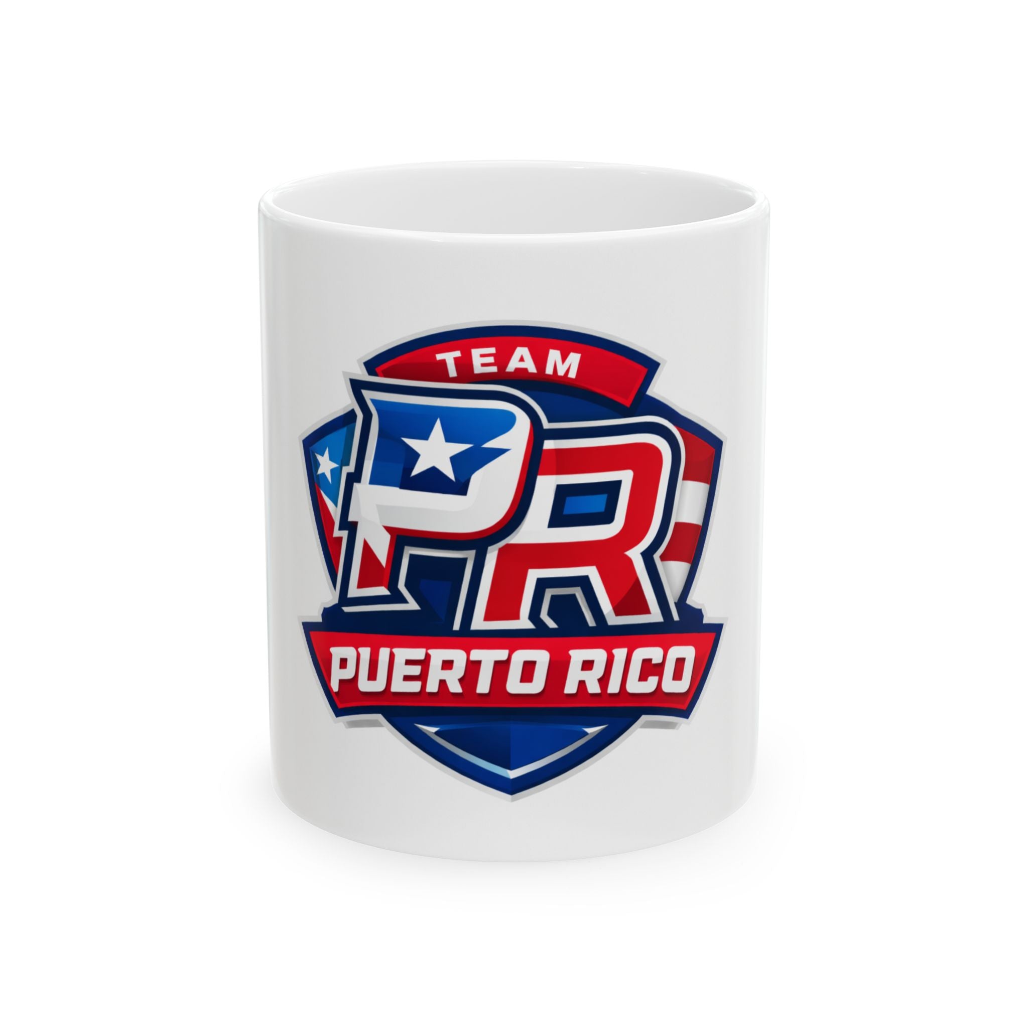 Puerto Rico Logo Ceramic Mug, (11oz, 15oz)