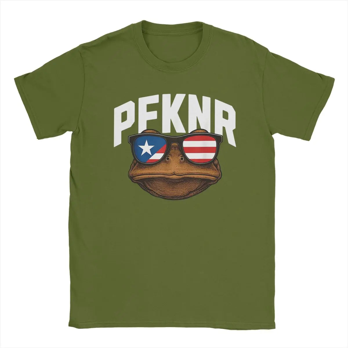 Men Women T-Shirt Puerto Rico PFKNR Coqui Humor 100% Cotton Tees Short Sleeve T Shirt Crew Neck Clothing Summer
