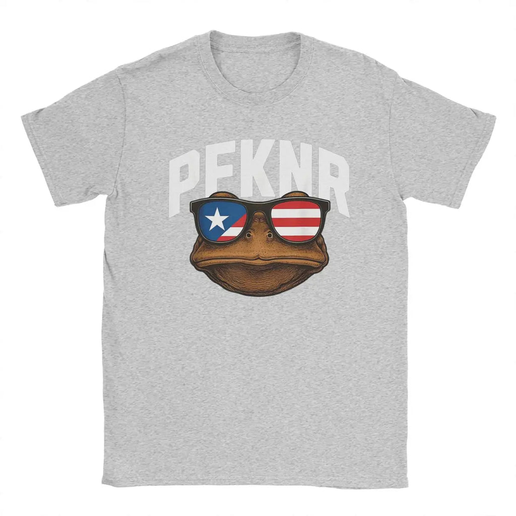 Men Women T-Shirt Puerto Rico PFKNR Coqui Humor 100% Cotton Tees Short Sleeve T Shirt Crew Neck Clothing Summer
