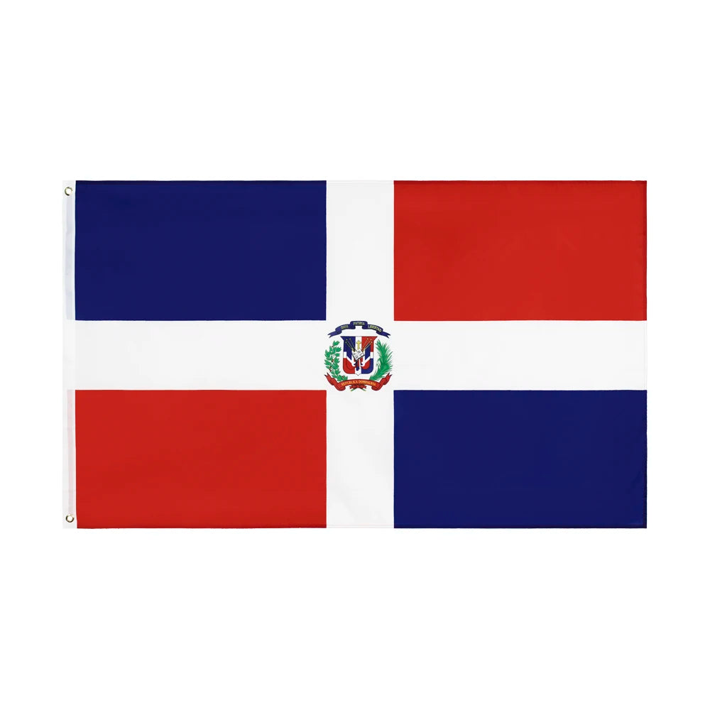 90x150 CM Dominican Flag For Decoration