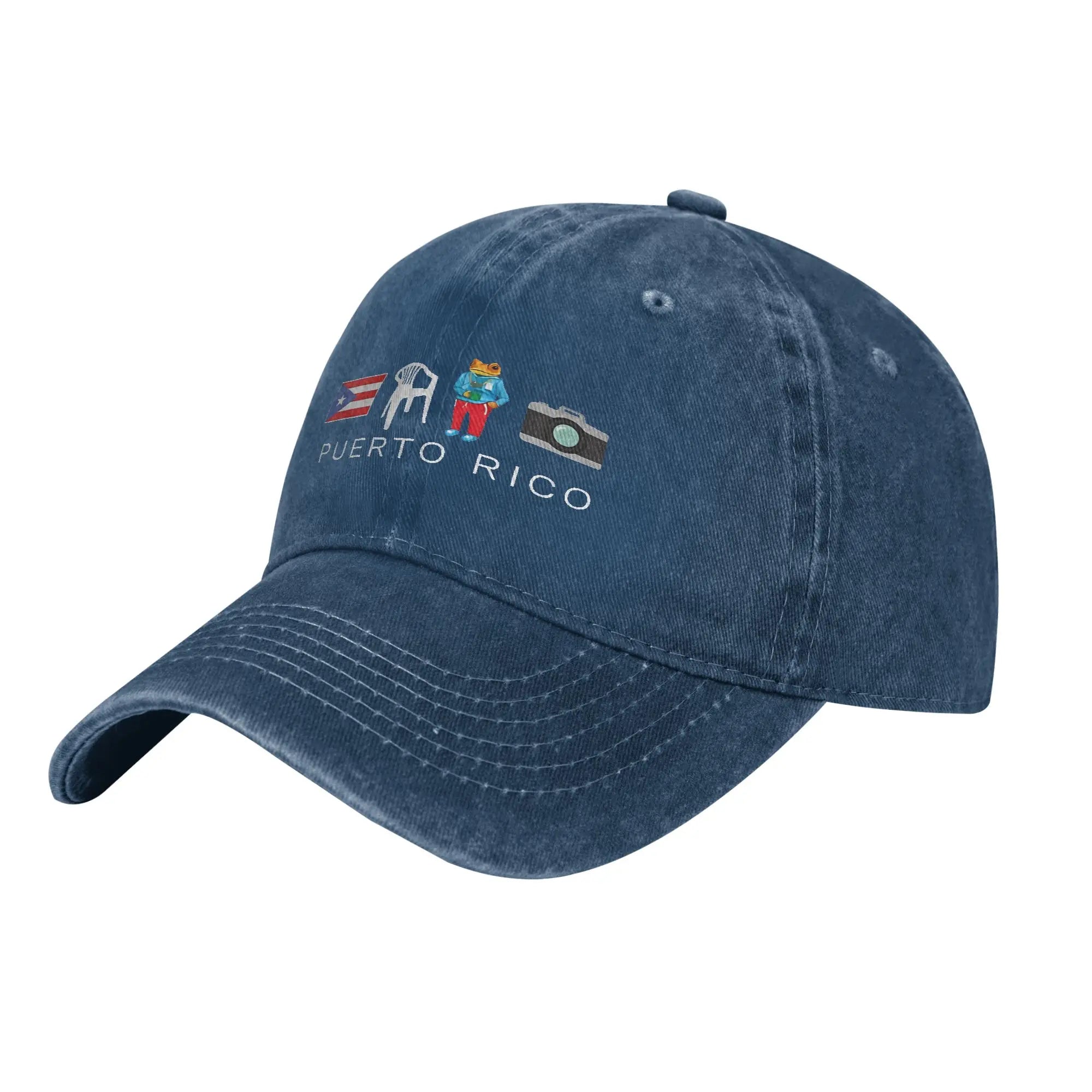 Puerto Rico DTMF Bad Bunny Baseball Cap Retro Denim Debi Tirar Mas Foto Snapback Cap for Men Women Outdoor Activities Soft Caps