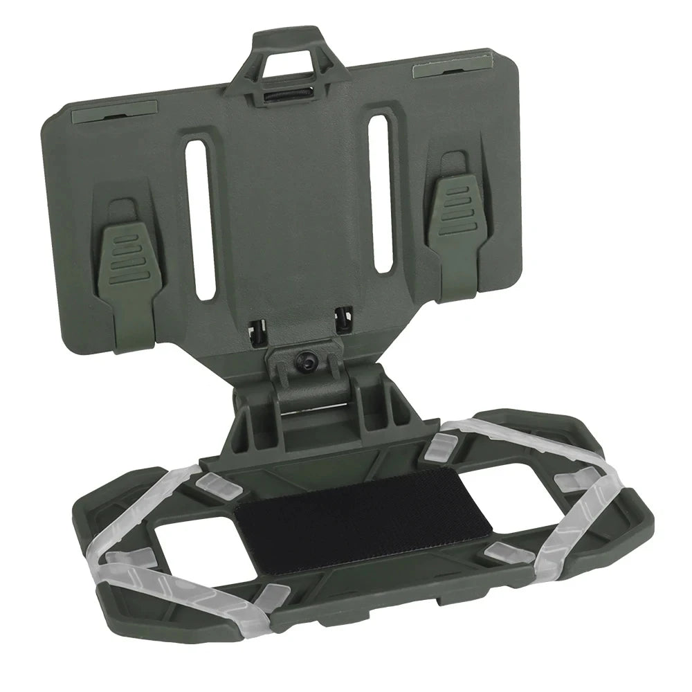 Tactical Molle Folded Navigation Board Phone Map Holder Military Hunting Vest Accessories Flip Lite Airsoft Chest Rig Universal