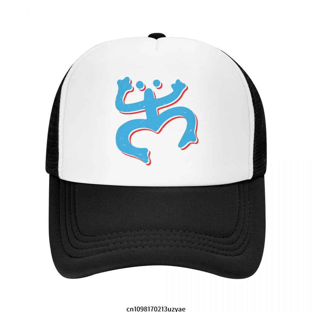 Coqui Taino With Puerto Rico Flag Mesh Baseball Cap Summer Outdoor Men Women Fashion Sport Hats Hip Hop Trucker