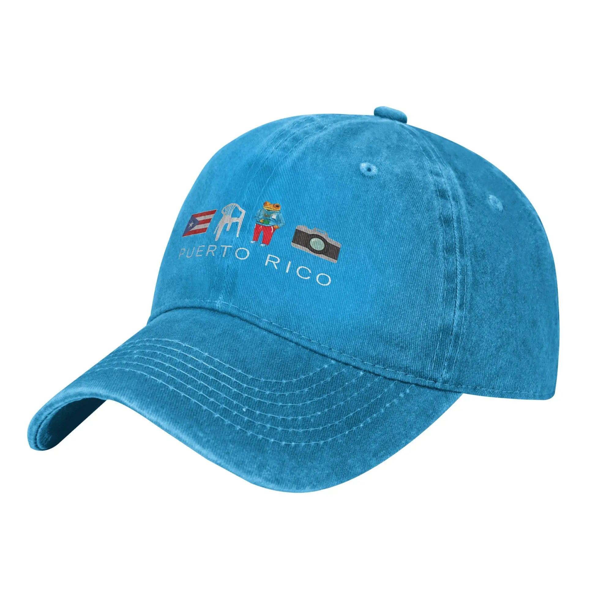 Puerto Rico DTMF Bad Bunny Baseball Cap Retro Denim Debi Tirar Mas Foto Snapback Cap for Men Women Outdoor Activities Soft Caps