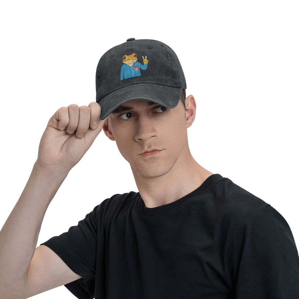 DtMF Puerto Rico Bad Bunny Men Women Baseball Caps  Distressed Denim Caps Hat Vintage Outdoor Activities Soft Snapback Hat