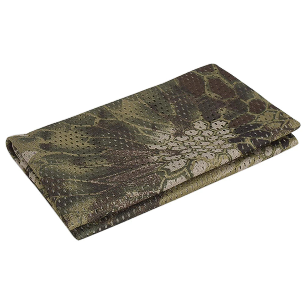 SINAIRSOFT Cotton And Polyester Camouflage Mesh Scarf Unisex Outdoor Sports Shooting Hunting Apparel Accessories
