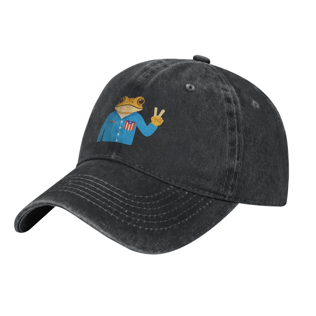 DtMF Puerto Rico Bad Bunny Men Women Baseball Caps  Distressed Denim Caps Hat Vintage Outdoor Activities Soft Snapback Hat