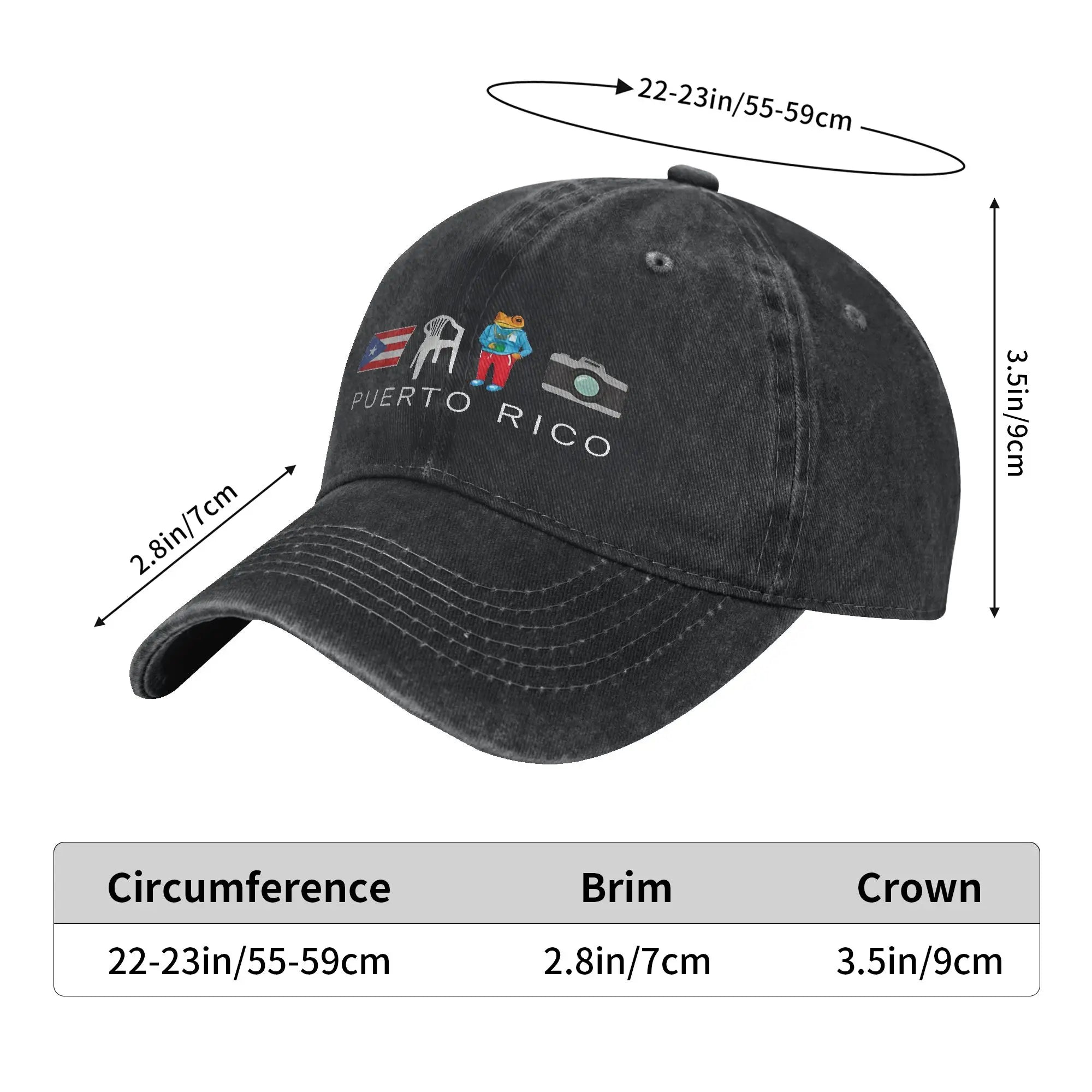 Puerto Rico DTMF Bad Bunny Baseball Cap Retro Denim Debi Tirar Mas Foto Snapback Cap for Men Women Outdoor Activities Soft Caps