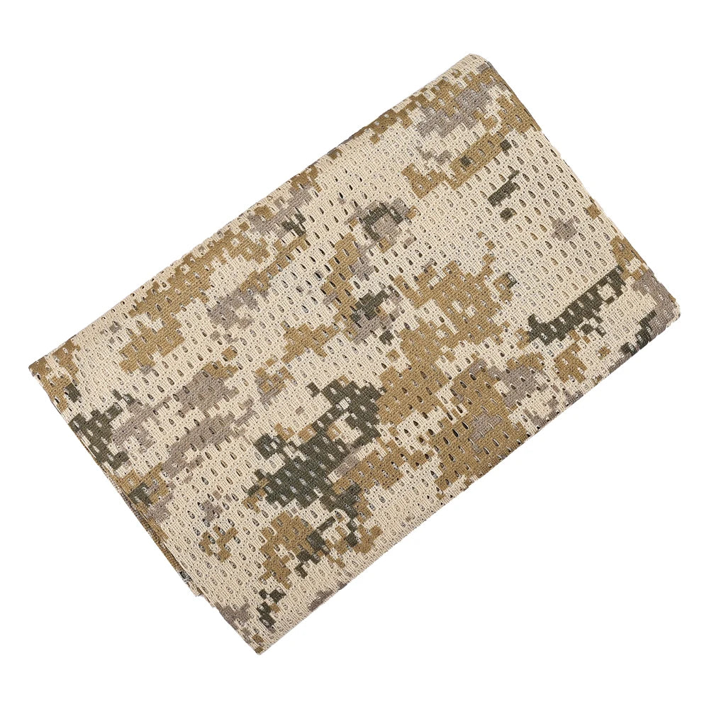 SINAIRSOFT Cotton And Polyester Camouflage Mesh Scarf Unisex Outdoor Sports Shooting Hunting Apparel Accessories