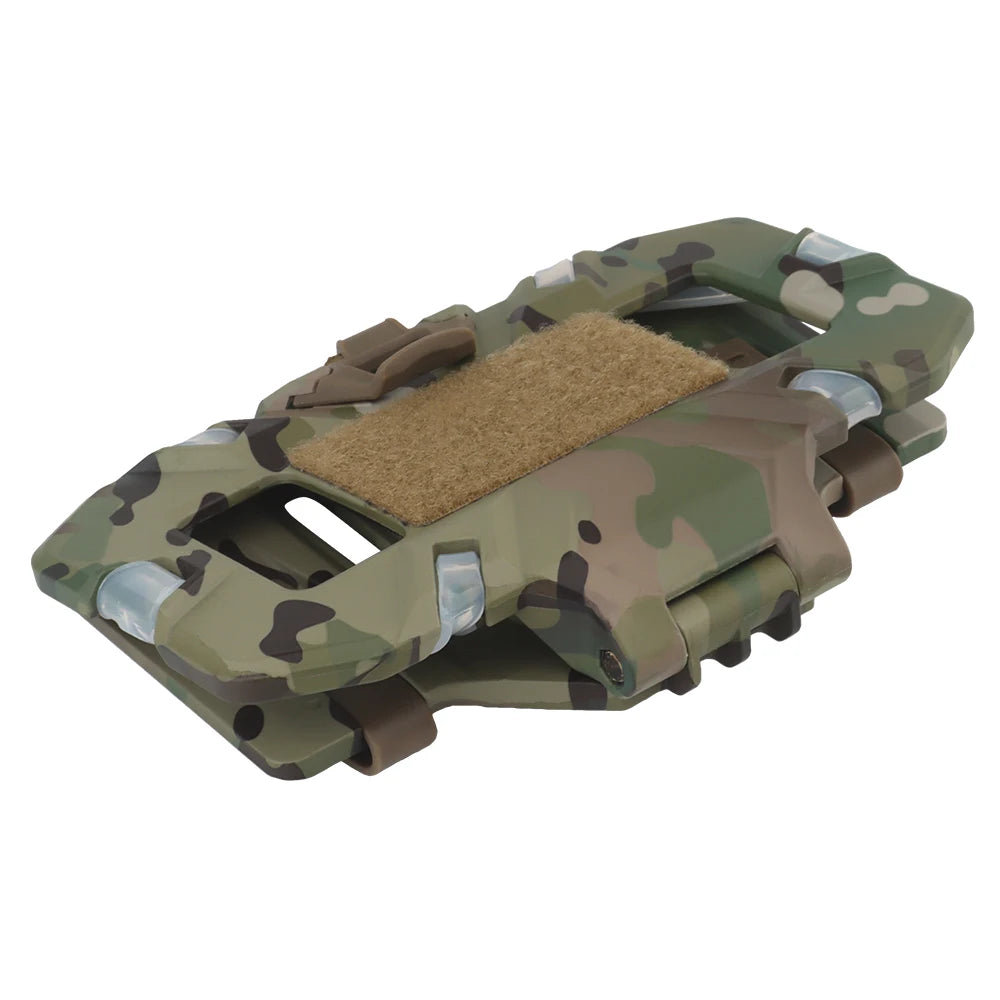 Tactical Molle Folded Navigation Board Phone Map Holder Military Hunting Vest Accessories Flip Lite Airsoft Chest Rig Universal