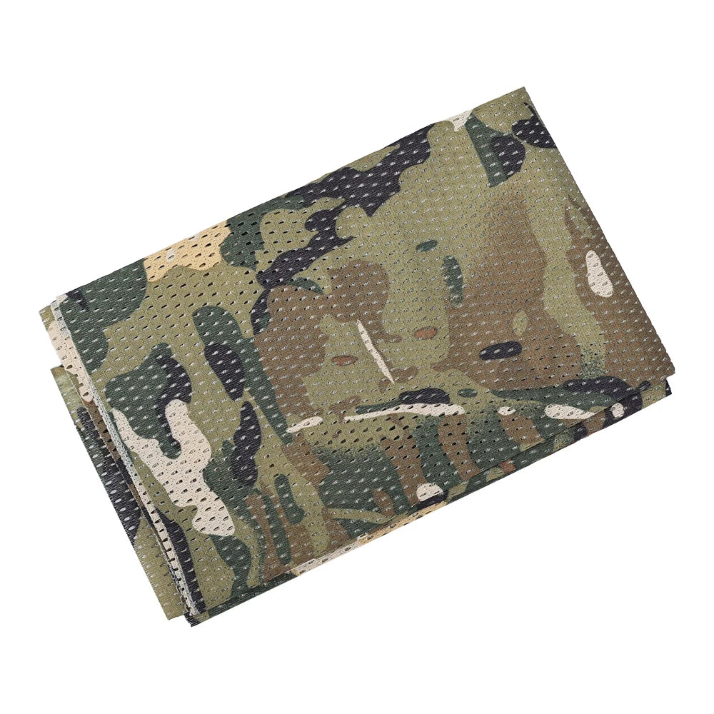 SINAIRSOFT Cotton And Polyester Camouflage Mesh Scarf Unisex Outdoor Sports Shooting Hunting Apparel Accessories