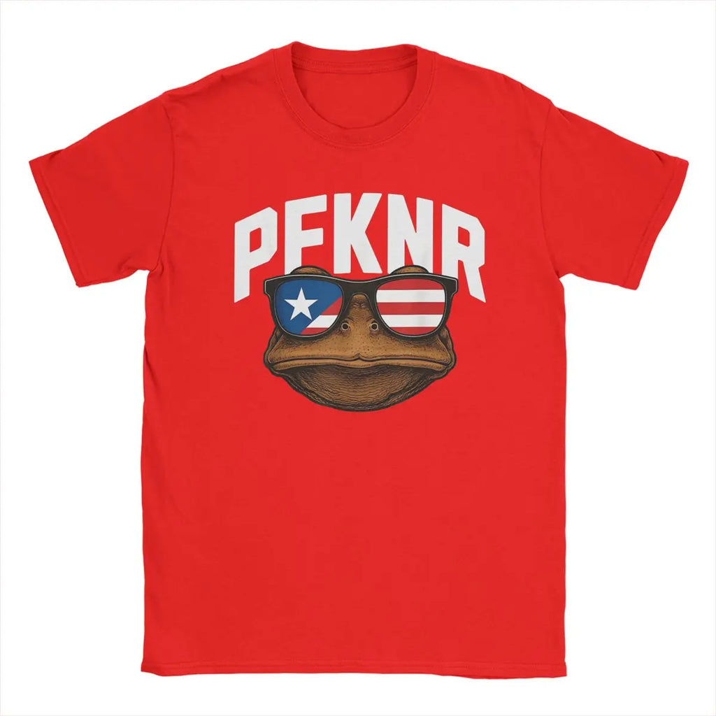 Men Women T-Shirt Puerto Rico PFKNR Coqui Humor 100% Cotton Tees Short Sleeve T Shirt Crew Neck Clothing Summer