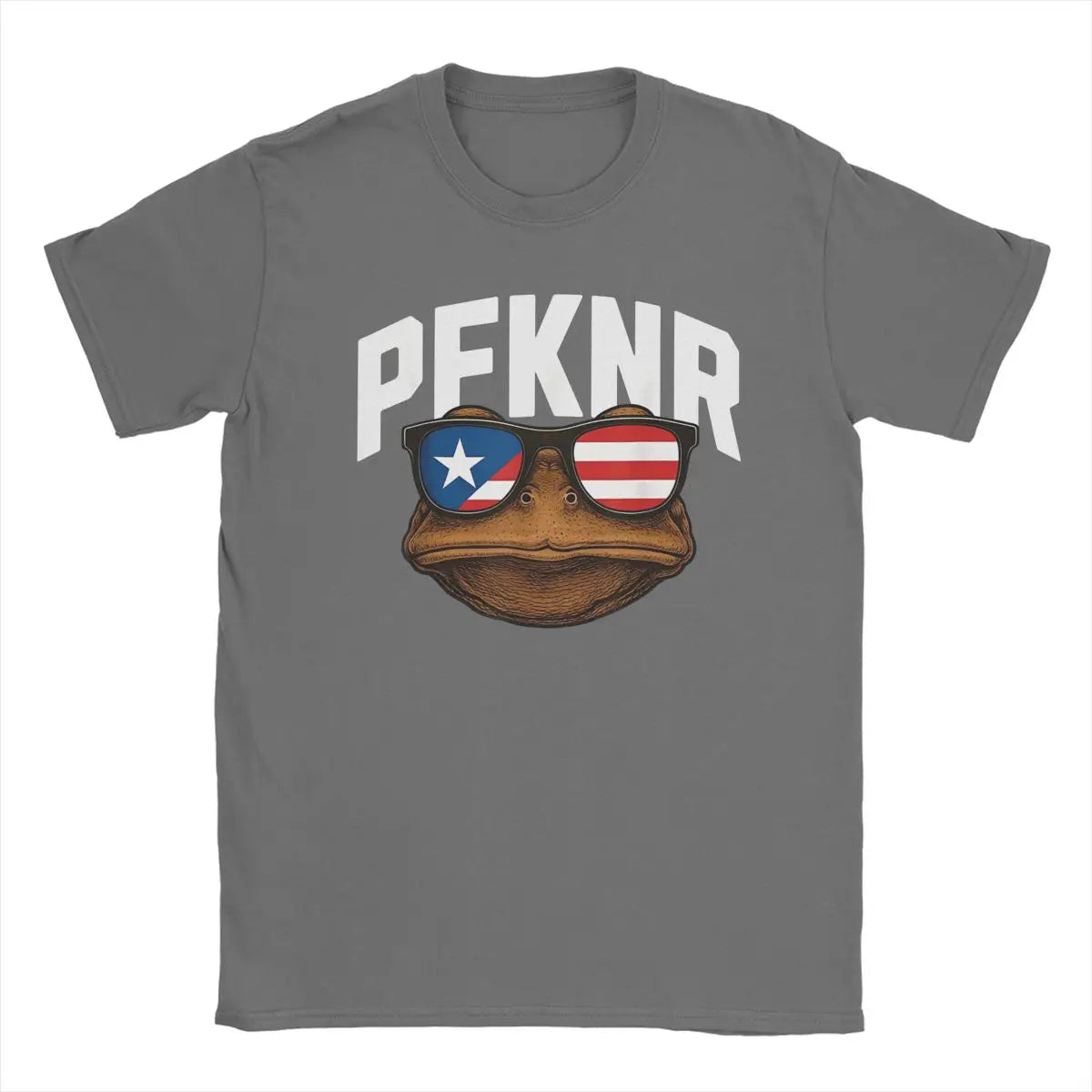 Men Women T-Shirt Puerto Rico PFKNR Coqui Humor 100% Cotton Tees Short Sleeve T Shirt Crew Neck Clothing Summer